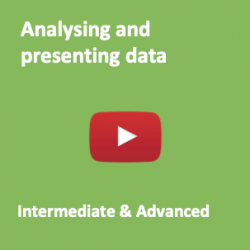 Analysing and presenting data