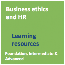 Business ethics and HR