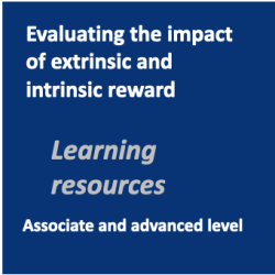 Extrinsic and intrinsic reward