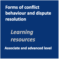 Forms of conflict behaviour