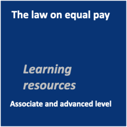 The law on equal pay