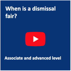 When is a dismissal fair?