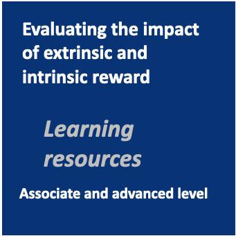 Extrinsic and intrinsic reward